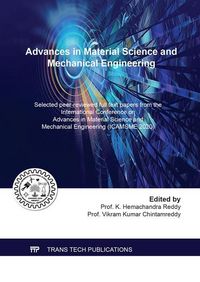 Produktbild: Advances in Material Science and Mechanical Engineering