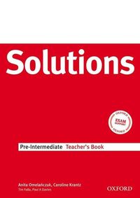 Produktbild: Falla, T: Solutions Pre-Intermediate: Teacher's Book