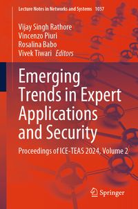 Produktbild: Emerging Trends in Expert Applications and Security