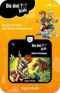 Produktbild: tigercard - Die drei ??? Kids - Folge 62: Gefahr im Dschungel