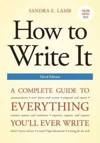 Produktbild: How to Write It, Third Edition