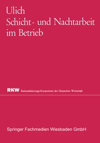 Produktbild: Schicht- und Nachtarbeit im Betrieb