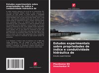 Produktbild: Estudos experimentais sobre propriedades de &iacute;ndice e condutividade hidr&aacute;ulica de