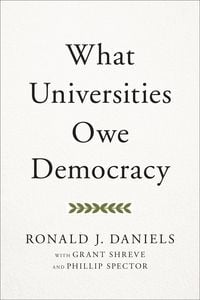 Produktbild: What Universities Owe Democracy