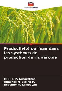 Produktbild: Productivit&eacute; de l'eau dans les syst&egrave;mes de production de riz a&eacute;robie