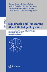 Produktbild: Explainable and Transparent AI and Multi-Agent Systems
