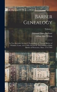 Produktbild: Barber Genealogy