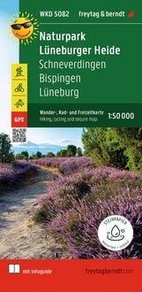 Produktbild: Freytag & berndt Wanderkarte WKD 5082 Naturpark L&uuml;neburger Heide, Schneverdingen - Bispingen - L&uuml;neburg 1:50.000
