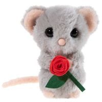 Produktbild: Heunec 329072 - Maus mit Rose, Pl&uuml;schtier, 15 cm