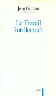 Produktbild: Le travail intellectuel