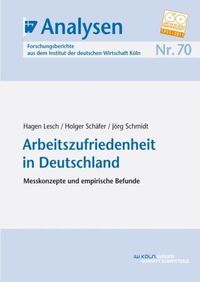Produktbild: Arbeitszufriedenheit in Deutschland