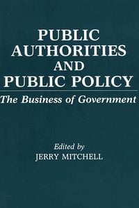 Produktbild: Public Authorities and Public Policy