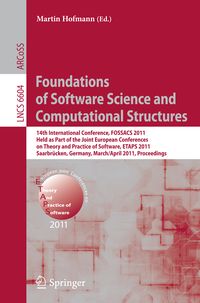 Produktbild: Foundations of Software Science and Computational Structures
