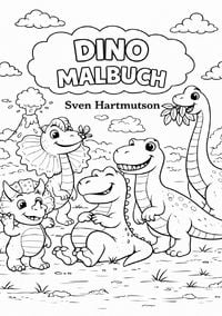 Produktbild: Dino Malbuch