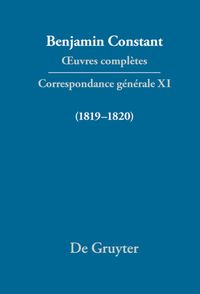 Produktbild: Correspondance g&eacute;n&eacute;rale 1819&ndash;1820