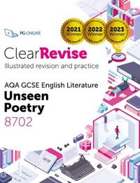 Produktbild: ClearRevise AQA GCSE English Literature: Unseen poetry