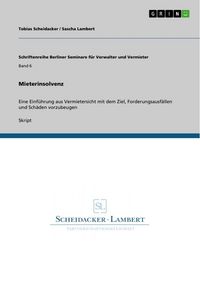 Produktbild: Mieterinsolvenz