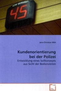 Produktbild: Witt, J: Kundenorientierung bei der Polizei