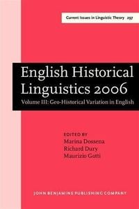 Produktbild: English Historical Linguistics 2006