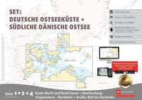 Produktbild: Sportbootkarten Satz 1, 2 und 4 Set: Deutsche Ostseek&uuml;ste und S&uuml;dliche D&auml;nische Ostsee (Ausgabe 2022)