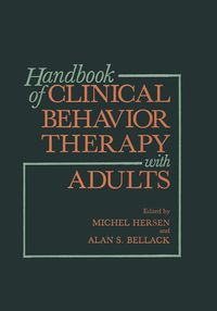 Produktbild: Handbook of Clinical Behavior Therapy with Adults
