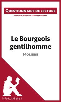 Produktbild: Le Bourgeois gentilhomme de Moli&egrave;re