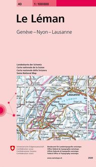 Bild vom Artikel Swisstopo 1 : 100 000 Le Léman vom Autor Bundesamt für Landestopografie swisstopo