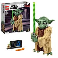 Bild vom Artikel LEGO Star Wars 75255 Yoda Figur, Sammlermodell mit Ständer, Lichtschwert vom Autor 