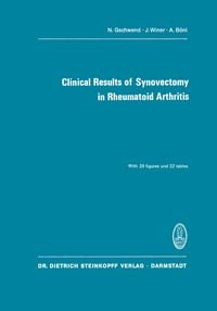 Produktbild: Clinical Results of Synovectomy in Rheumatoid Arthritis