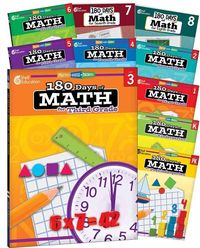 Produktbild: 180 Days(r) Math Pk-8: 10-Book Set