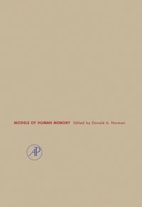 Produktbild: Models of Human Memory
