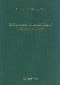 Produktbild: Cassirer und Goethe