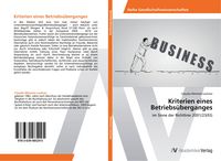 Produktbild: Kriterien eines Betriebs&uuml;berganges