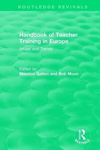 Produktbild: Handbook of Teacher Training in Europe (1994)