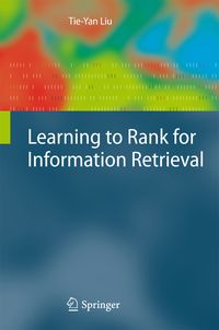 Produktbild: Learning to Rank for Information Retrieval