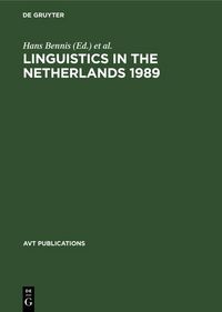 Produktbild: Linguistics in the Netherlands 1989
