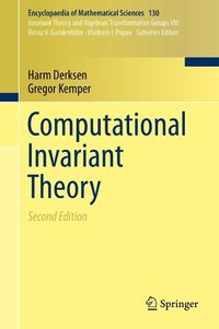 Produktbild: Computational Invariant Theory