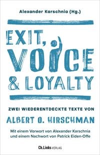 Produktbild: Exit, Voice & Loyalty