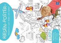 Bild vom Artikel Riesen-Poster-Stickerbuch zum Malen und Spielen - Europa vom Autor 
