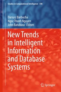 Produktbild: New Trends in Intelligent Information and Database Systems