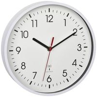 Produktbild: TFA Dostmann 60.3550.02 Funk Wanduhr 24.5cm x 42mm Wei&szlig;