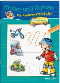Bild vom Artikel Malen und Rätseln für Kindergartenkinder. Fahrzeuge vom Autor 