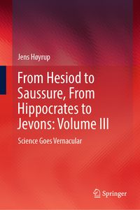 Produktbild: From Hesiod to Saussure, From Hippocrates to Jevons: Volume III