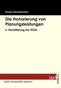 Produktbild: Die Honorierung von Planungsleistungen