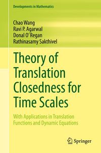 Produktbild: Theory of Translation Closedness for Time Scales