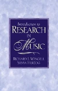Produktbild: Intro To Research in Music