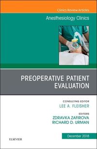 Produktbild: Preoperative Patient Evaluation, an Issue of Anesthesiology Clinics