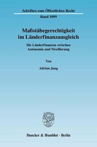 Bild vom Artikel Maßstäbegerechtigkeit im Länderfinanzausgleich. vom Autor Adrian Jung