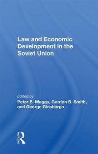 Produktbild: Law And Economic Development In The Soviet Union