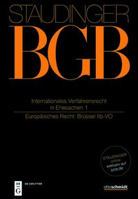 Produktbild: Internationales Verfahrensrecht in Ehesachen I